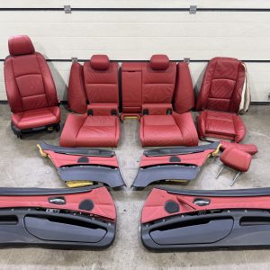 E92 Leather "Dakota"/ Koralrott Sisusta